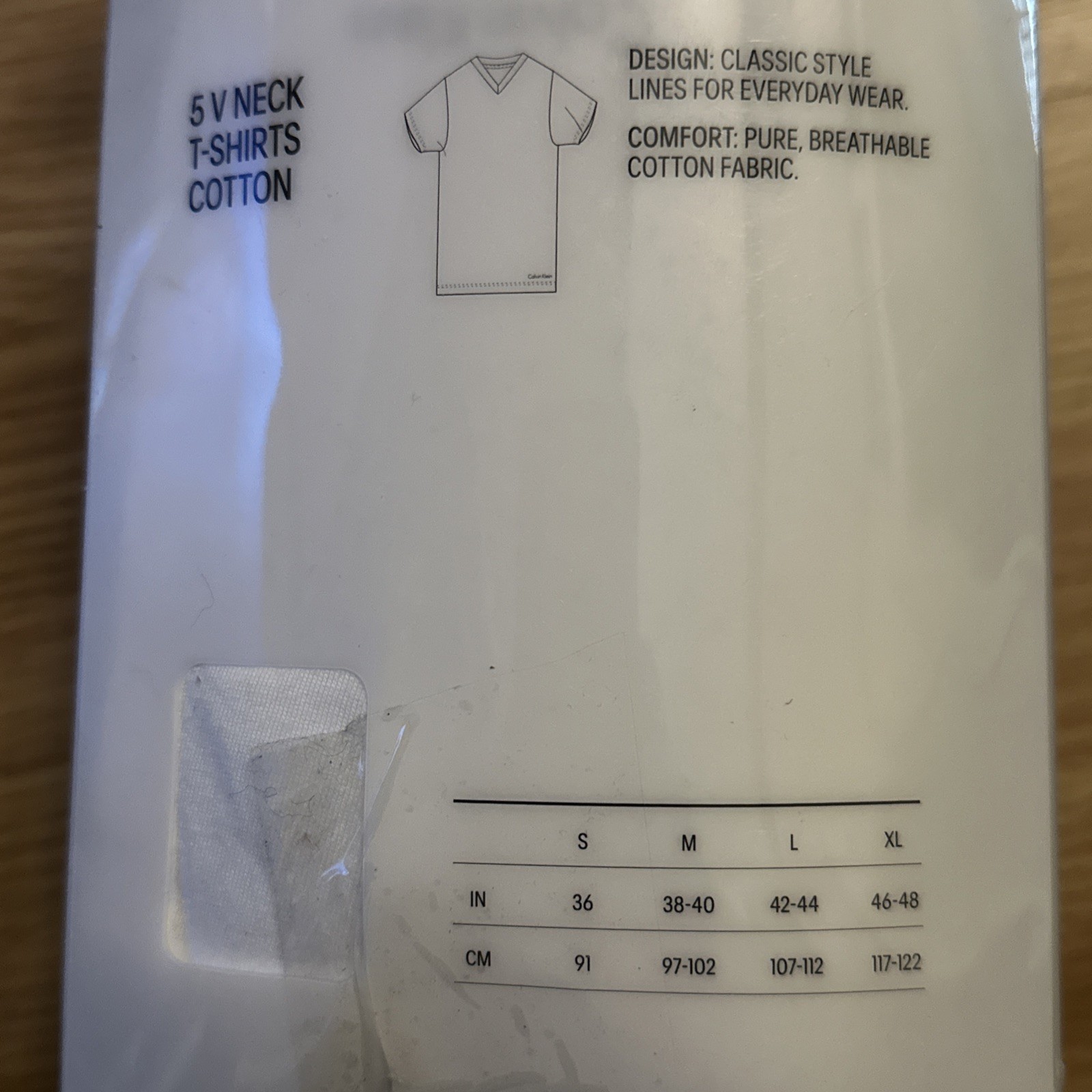 Calvin Klein Cotton Classic Fit Crew Neck T-Shirt 5 Pack 2 Gray 3 White Small gallery