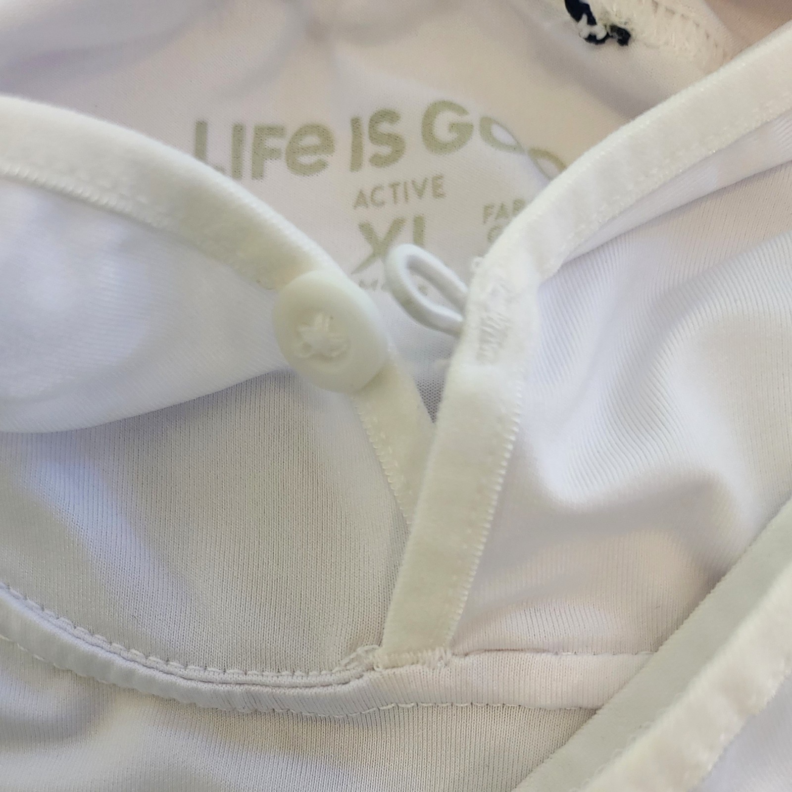 Life Is Good LS Active Hooded Tee LOGO Moister Wicking UPF 50 Mens XL Chest51in gallery