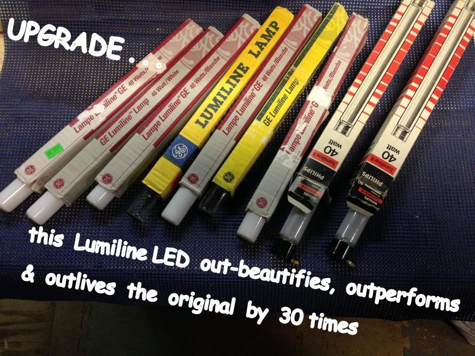 LUMILINE Original LED UPGRADE~5th GEN Bulb~Similar Light~Superior Life – 2 Sizes
