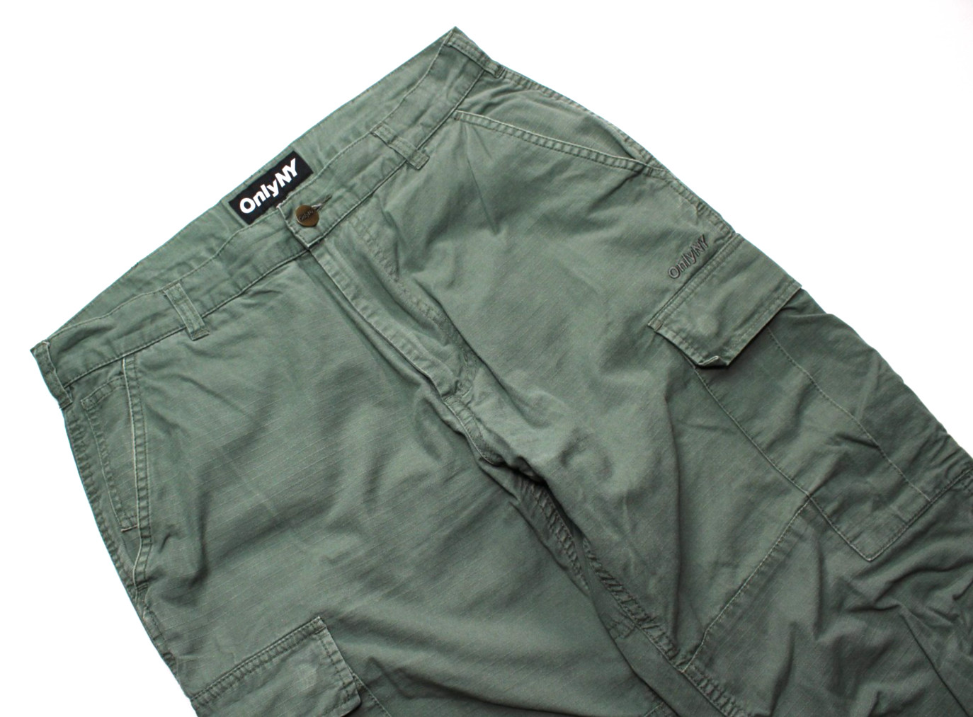 ONLY NY ~TACTICAL~ RIPSTOP CARGO PANTS SZ 34/33 fuct/wtaps/y2k/m65/baggies/tie gallery
