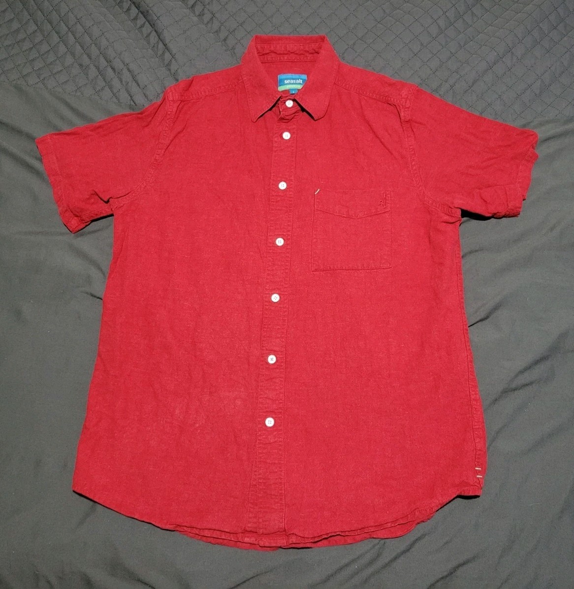 SEASALT Shirt – Men’s Short Sleeve Hemp Shirt L. illogan