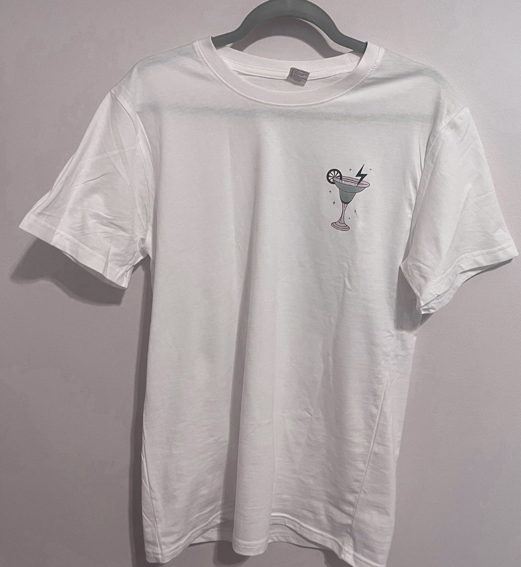 DIGIPRINT APPAREL Premium Cotton Graphic White Men's T-Shirt Crew Neck Size M gallery