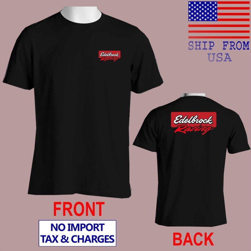 Edelbrock Racing Men’s Black Size S-5XL
