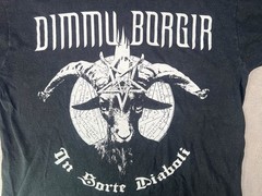 Dimmu Borgir Shirt Medium Religion Sickens Me Graphic Metal Rock Punk