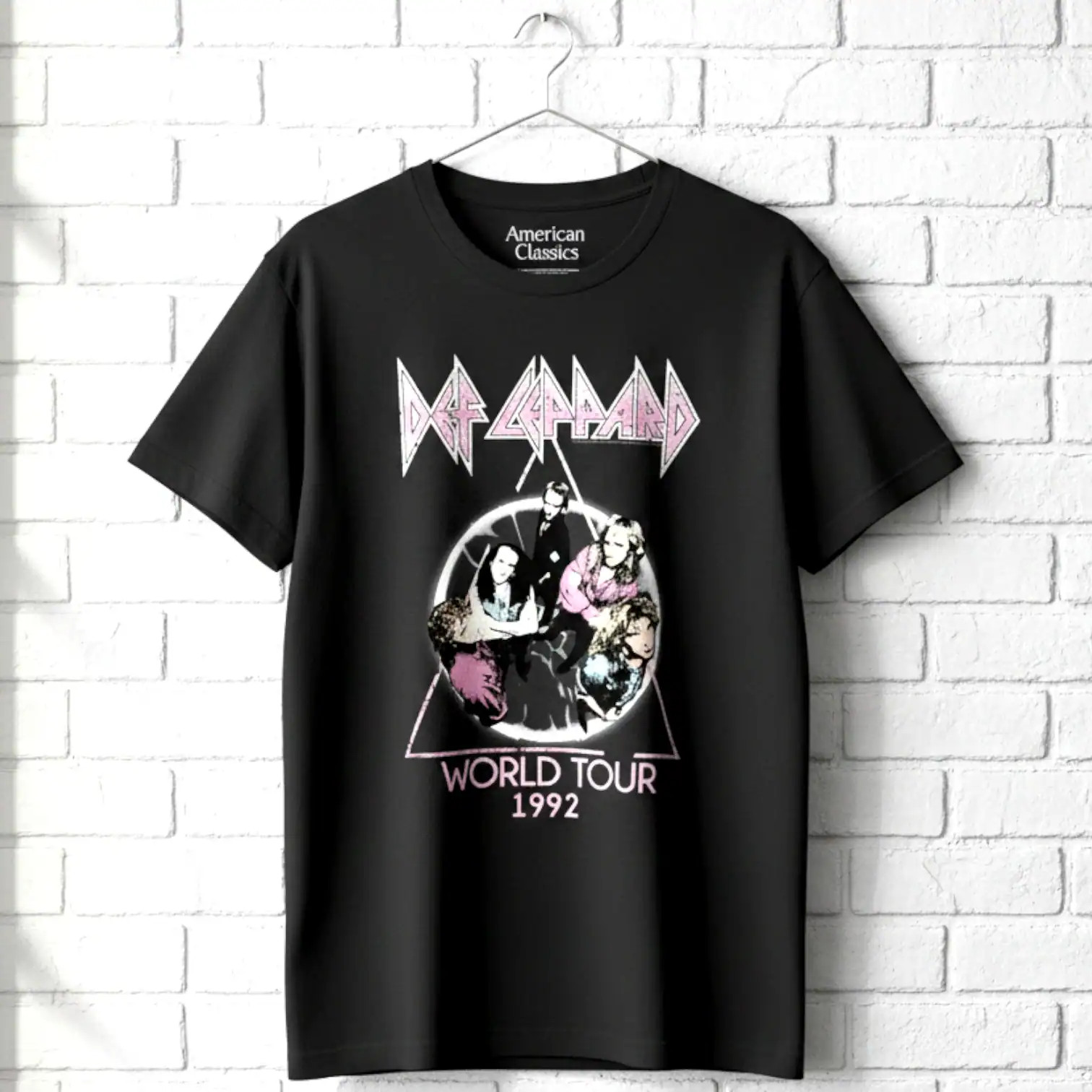 Def Leppard Adrenalize World Tour 92 Men’s T Shirt