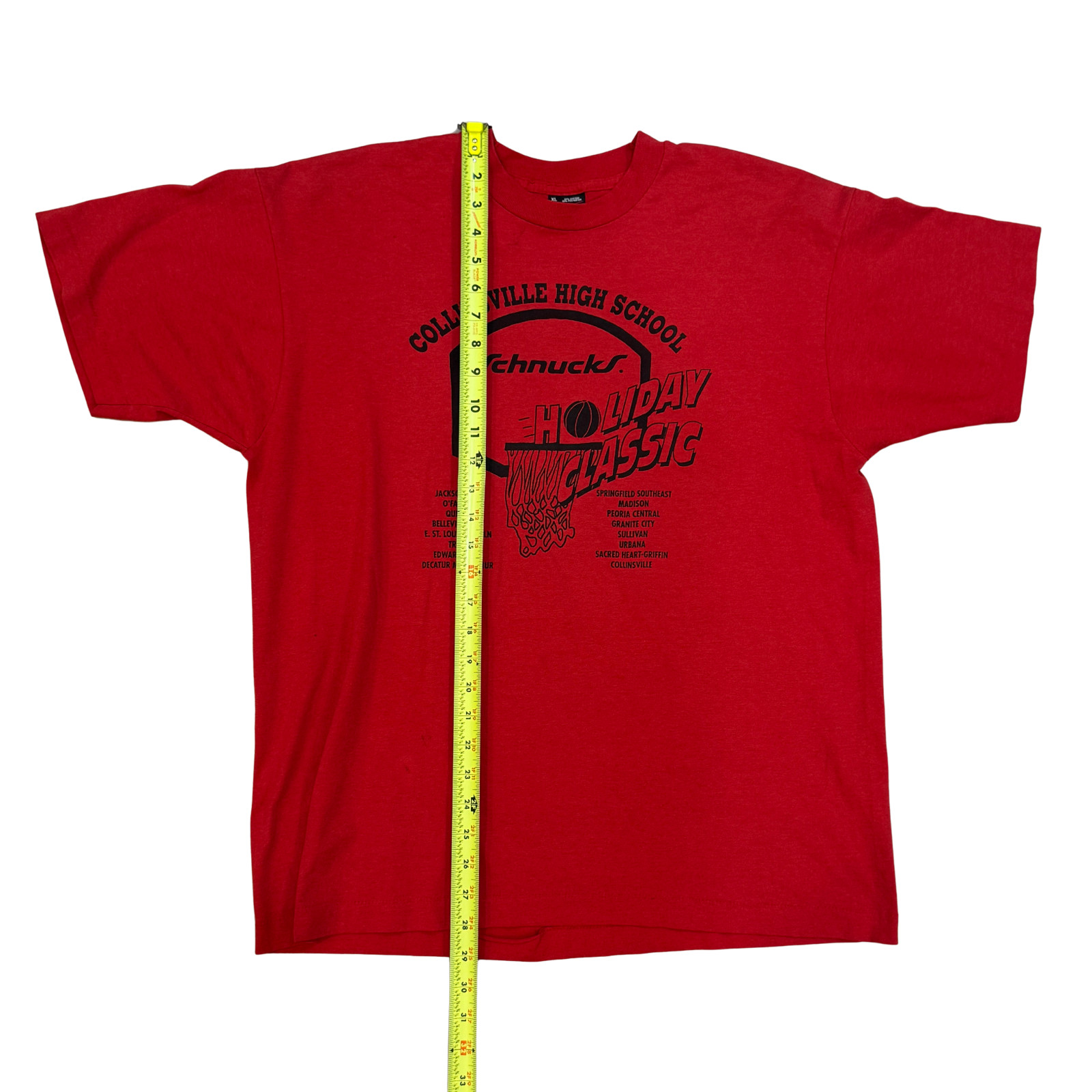 VINTAGE 1991 Collinsville Schnucks Holiday Classic T-Shirt XL Coca Cola Quincy gallery