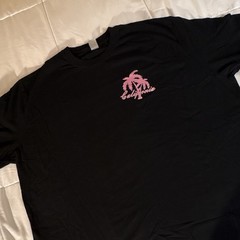 Digiprint Apparel Men’s Black Pink California Graphic Cotton T-Shirt 3XL