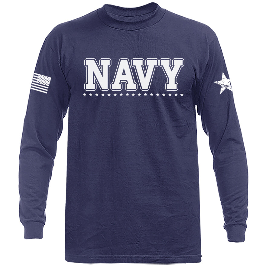 Navy Military Veteran American Pride Patriotic Graphic Long Sleeve gallery