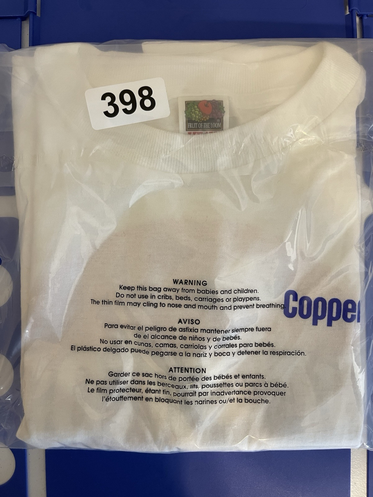 Vintage Coppertone T-Shirt Unisex Large White Sunscreen Ad Fun in the Sun Heavy gallery