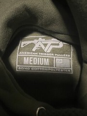 American Trigger Pullers Adult Unisex Med Green Hoodie