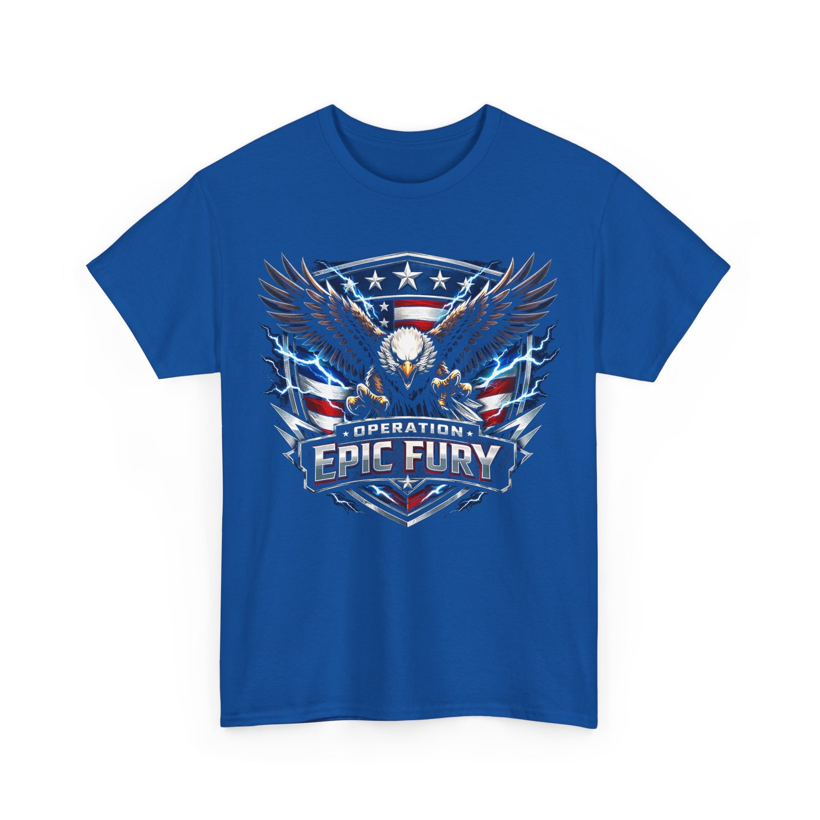 Operation Epic Fury T-Shirt, USA Flag with Eagle Military Patriotic Shirt gallery