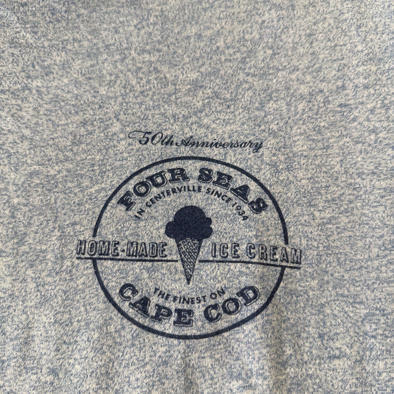 Vintage 80s 1984 Four Seas Ice Cream Cape Cod 50th Anniversary Ringer T Shirt gallery