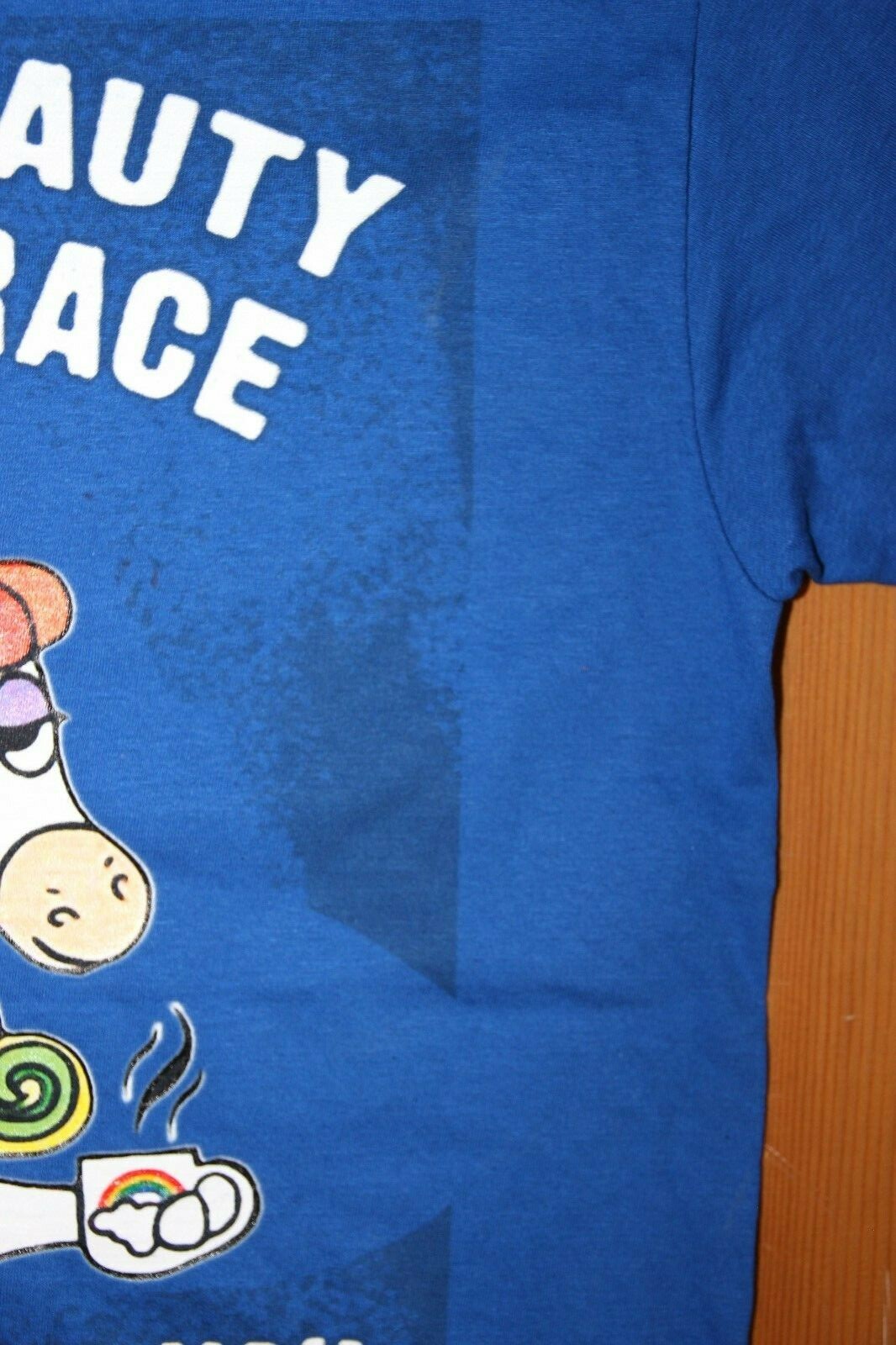 SHE IS BEAUTY SHE IS GRACE SHE'LL PUNCH YOU IN THE FACE Unicorn T-Shirt Blue Sm gallery