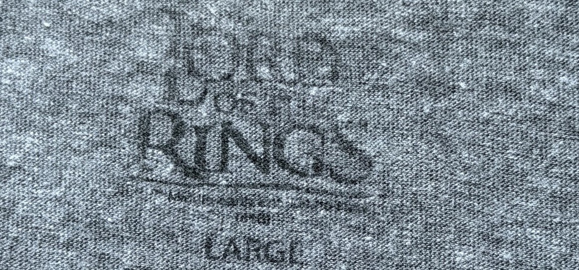 Lord of the Rings Gandalf "You Shall Not Pass" Gray Graphic T-Shirt L gallery
