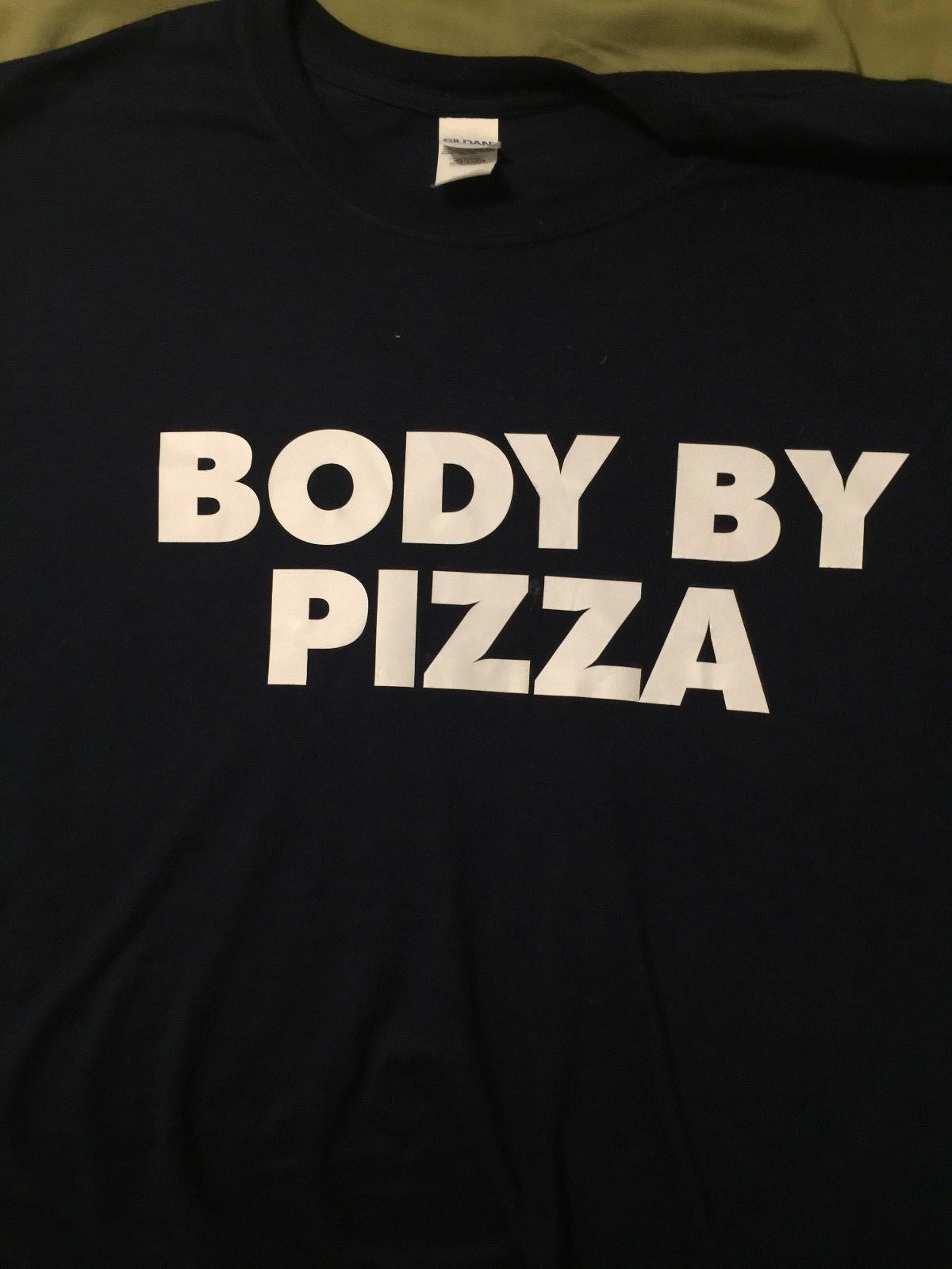 shirt Body by PIZZA funny food foodie cheese humor NEW custom made 2 order gallery
