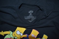 Neff x The Simpsons Mens Bart Simpson Skateboarding Funny Shirt New M, L, XL