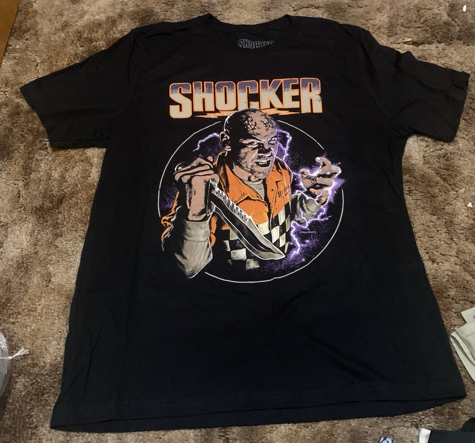 NEW Officially Licensed Shocker Shirt Size XL Fright Rags Horror Wes Craven gallery