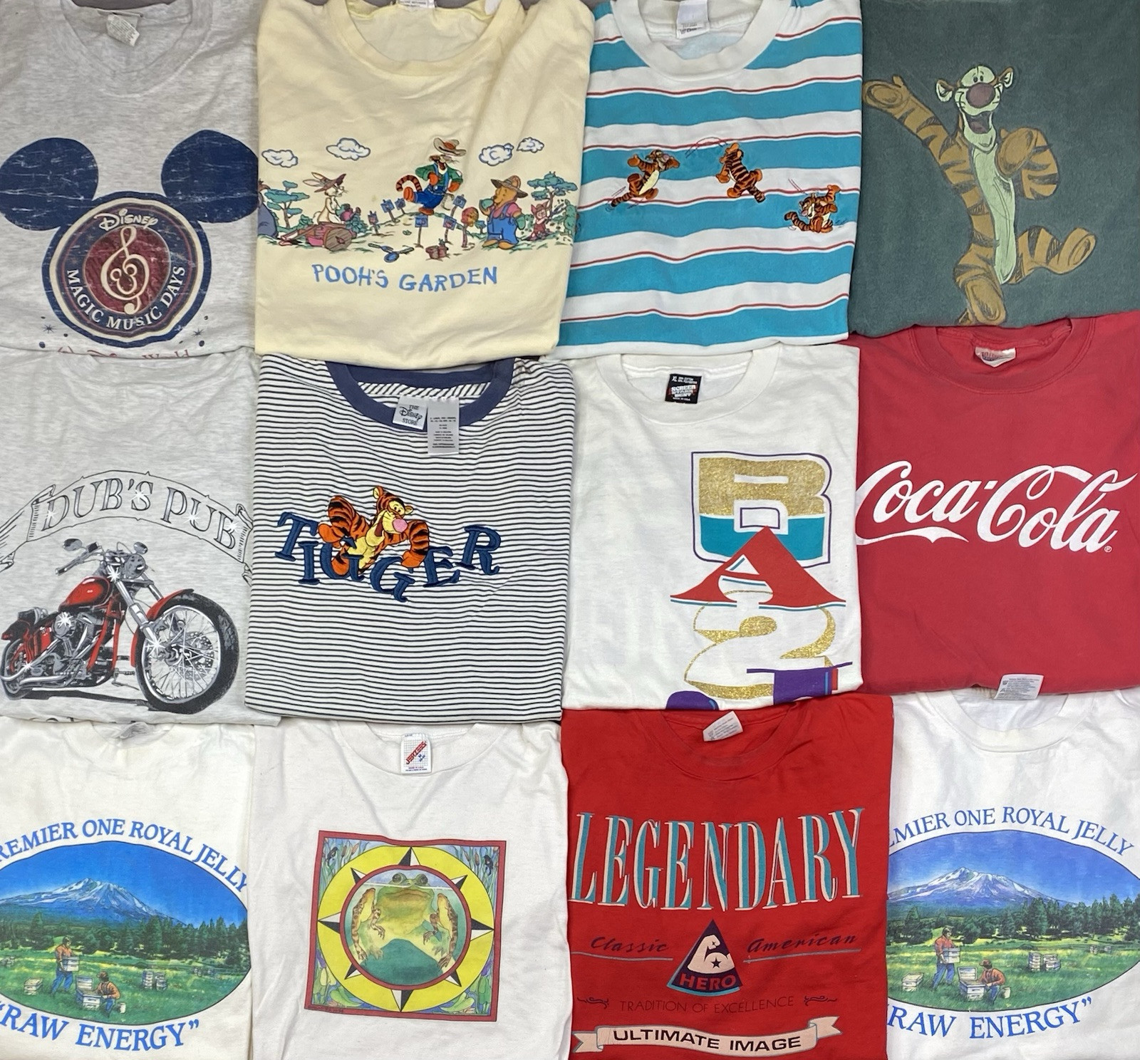 Vintage Graphic shirts Promo Funny Cartoons Sport Destinations Lot Of 20 Mix Szs gallery