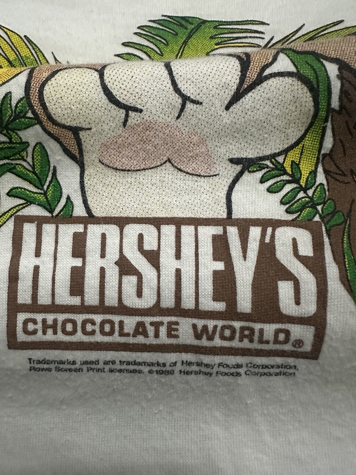 1989 Hersheys Chocolate World T-Shirt Size XL gallery