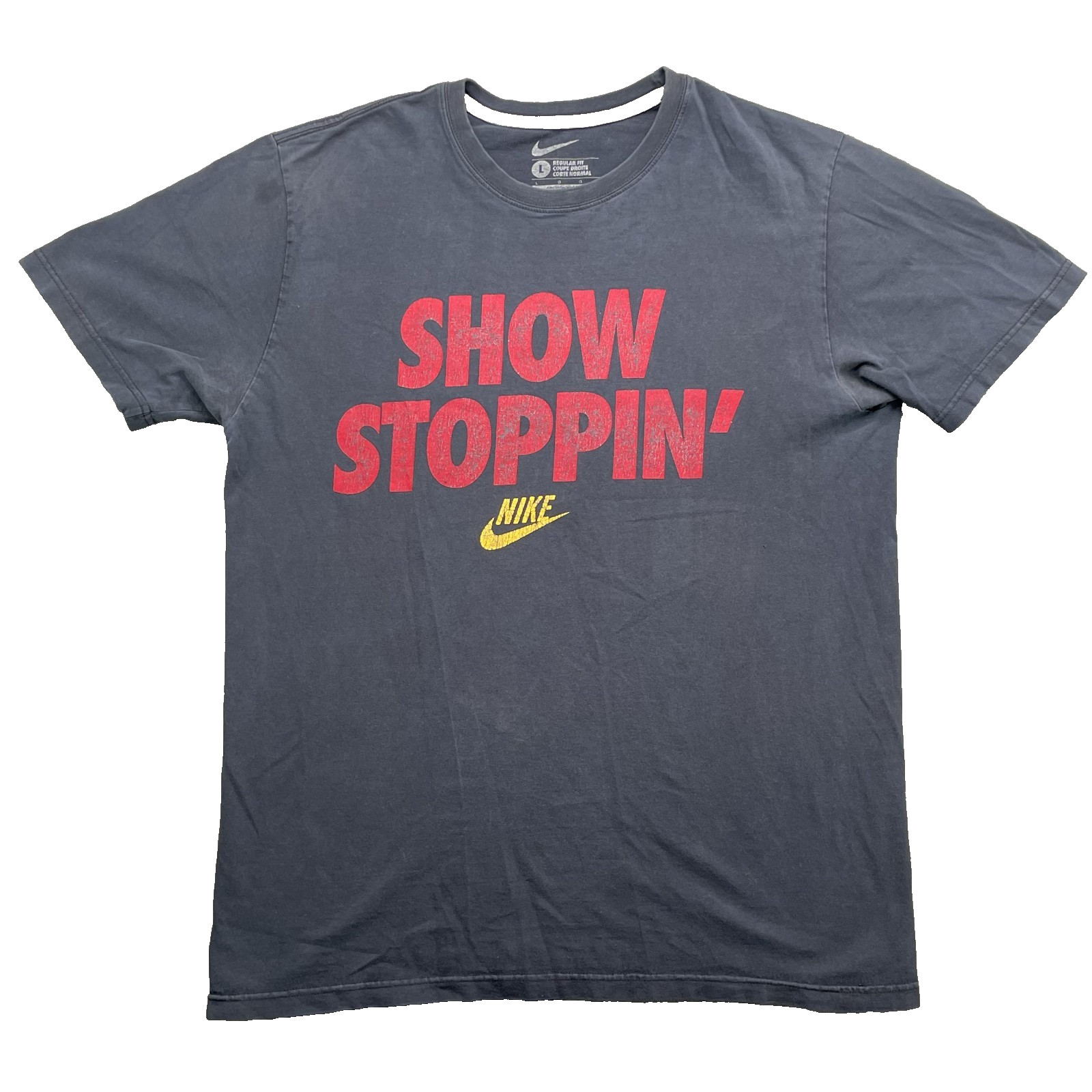 Nike T-Shirt Men’s Large Black Gorpcore Streetwear Outdoors Running Academia