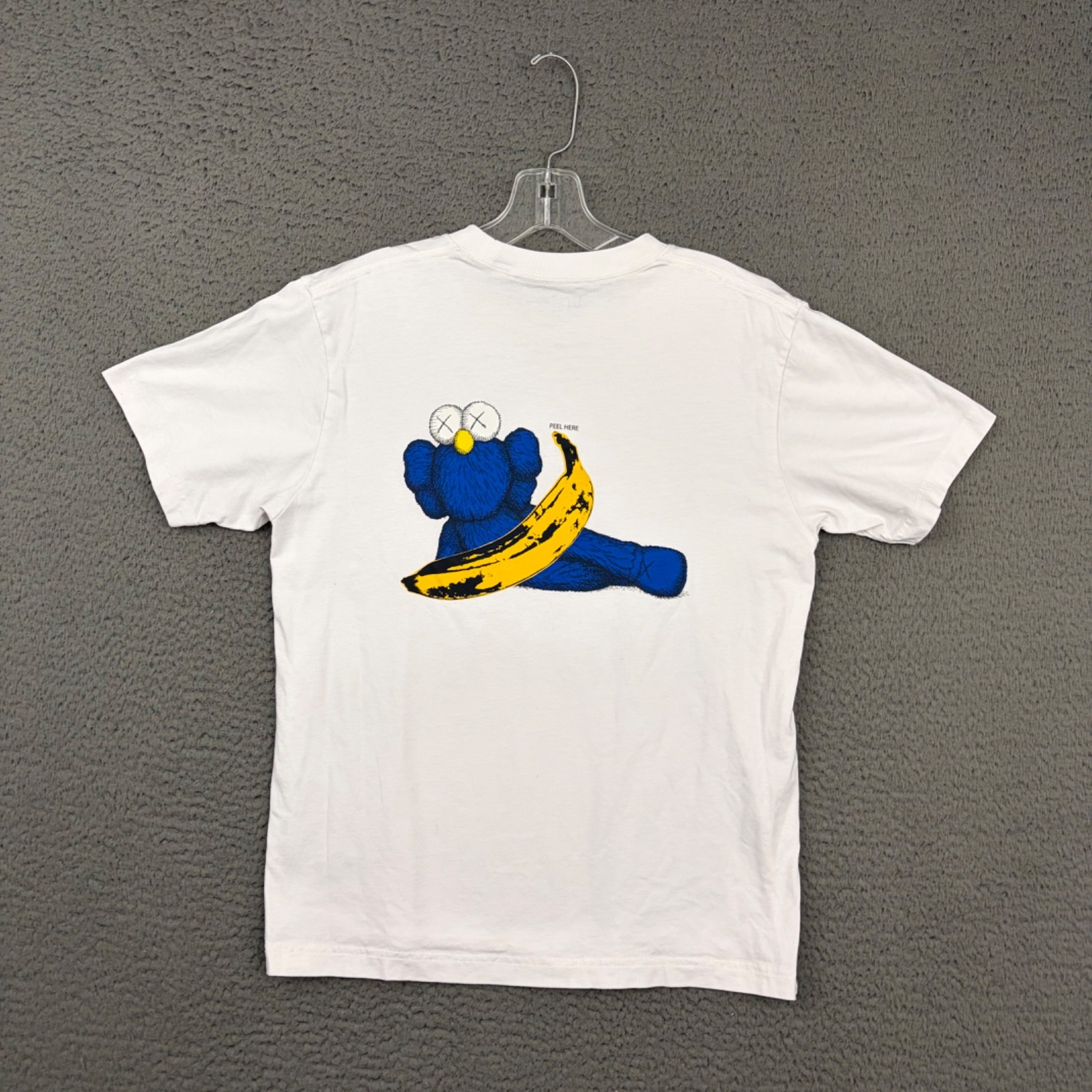 KAWS x Andy Warhol Uniqlo T-Shirt Adult Medium White Graphic Art Cotton Casual gallery