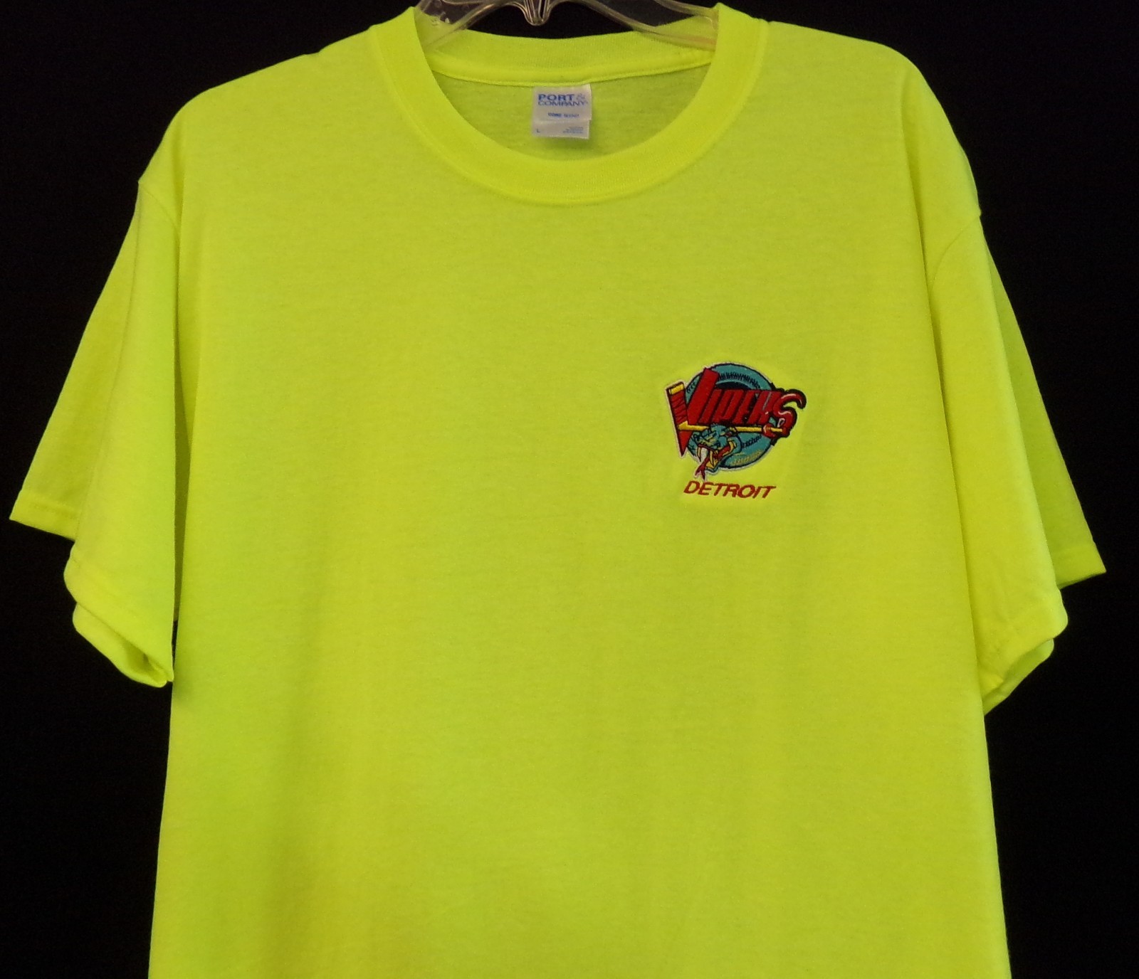 IHL Hockey Detroit Vipers Embroidered T-Shirt S-6XL, LT-4XLT Red Wings New gallery