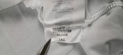 Asics White T Shirt Men Size XL SD Graphic SS Top Running Casual Reflective D1