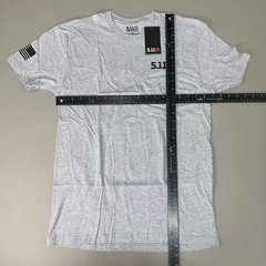 5.11 TACTICAL All Bark All Bite T-Shirt Cotton Polyester 016 Heather Grey Sz M