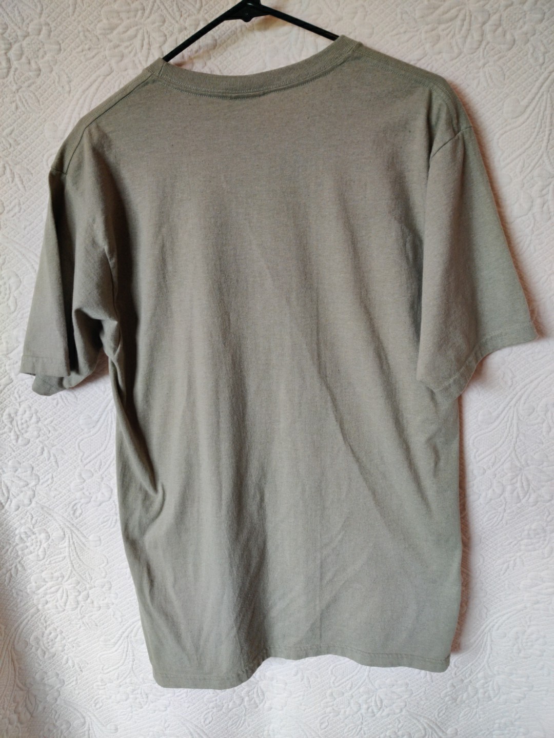 Eco Mountain Yellowstone National Park Graphic T-Shirt Mens Large Green Made USA gallery