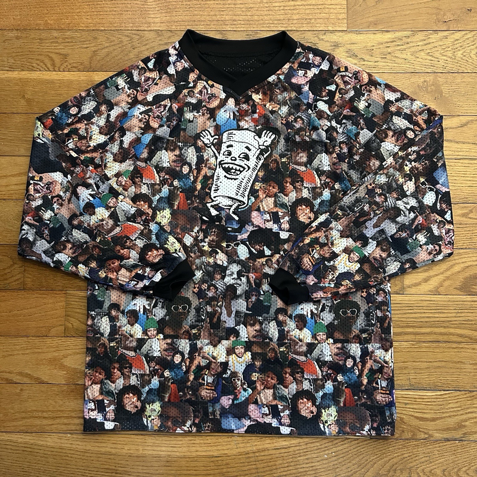 F*cking Awesome Party Cup Reversible Long Sleeve Jersey Tee Shirt Medium gallery