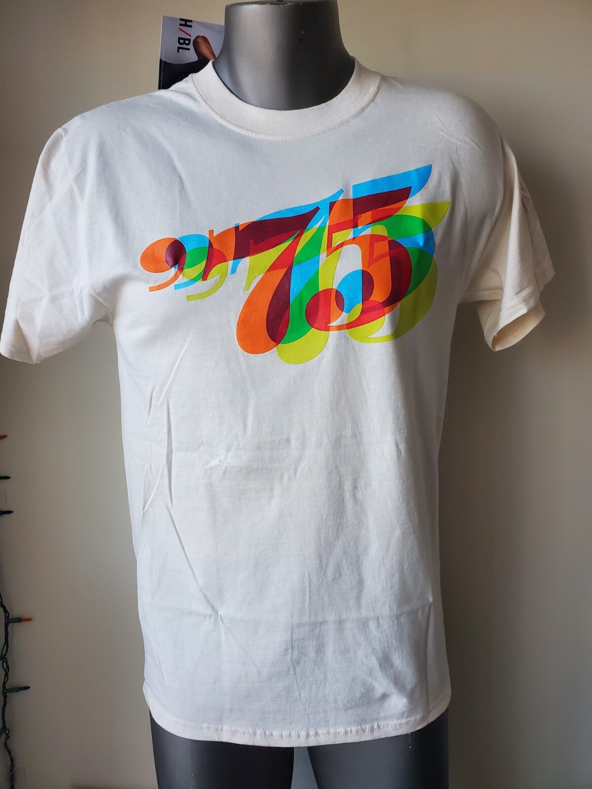 Hanes Beefy-T 5180 Men Cotton T-Shirt Natural ’75 NWT