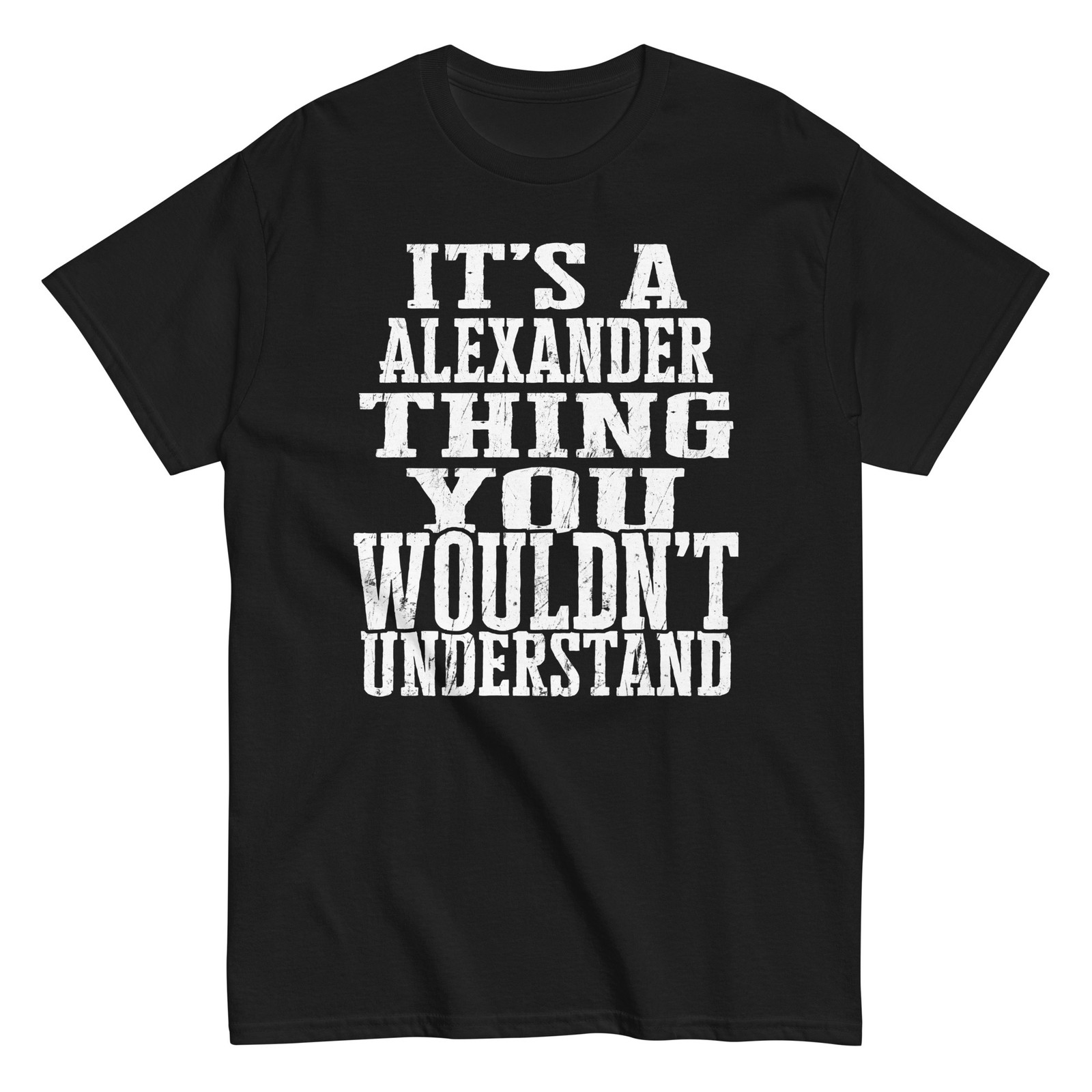 Its a Alexander Thing Family Reunion First Last Squad Name T Shirt