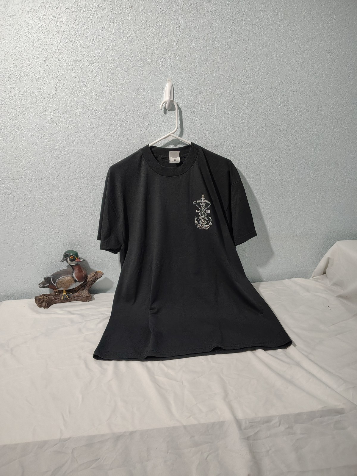Rangers Us Army Fort Benning Tshirt Xlarge Black Militaria free shipping: B114 gallery