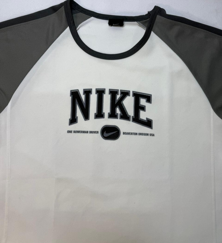 Nike Two-Tone Raglan Sleeve Tee White/Grey Xxl Men gallery
