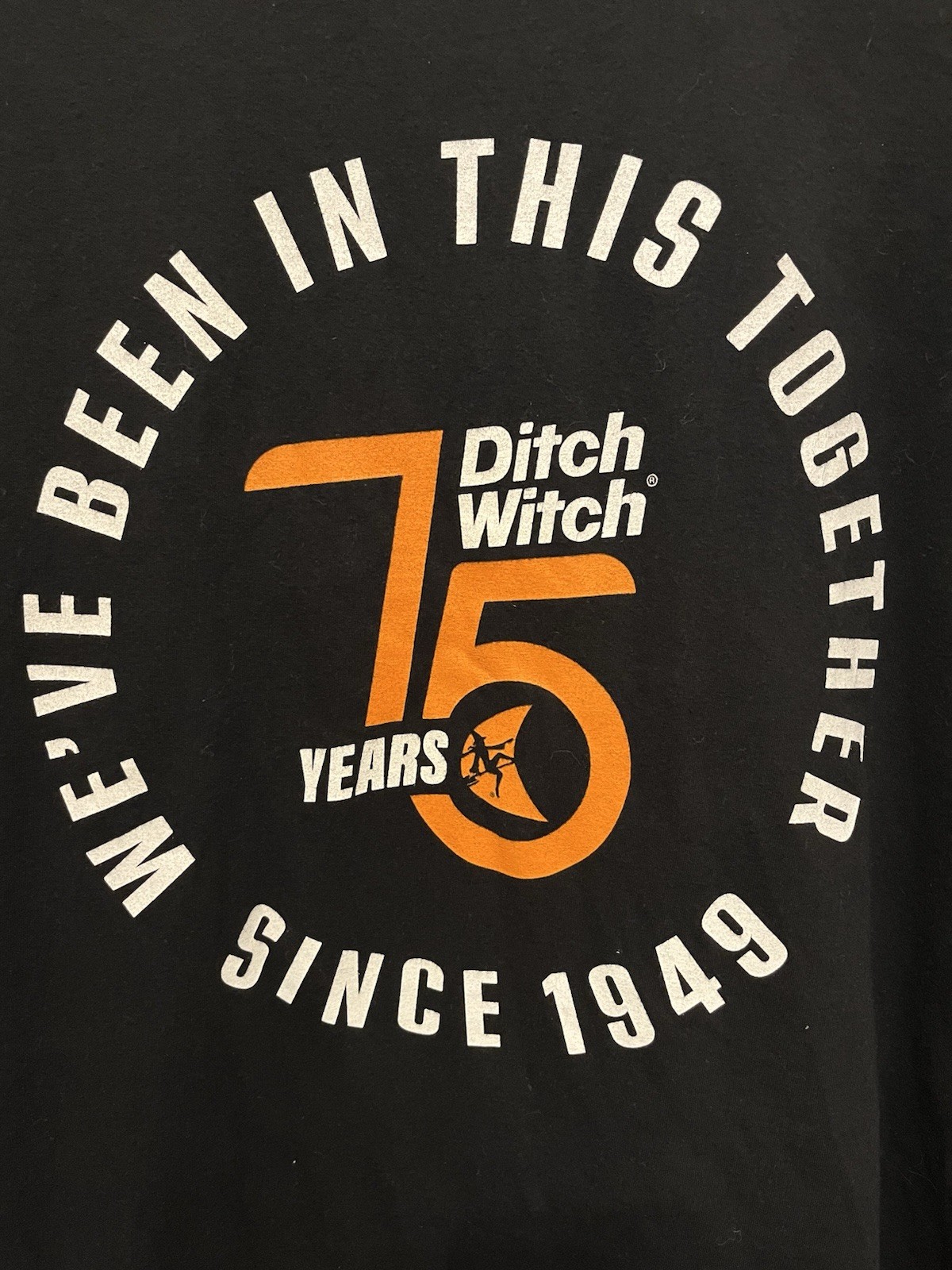 Ditch Witch 75th Anniversary T Shirt. “…Since 1949”. Size 2XL. NWOT gallery