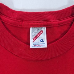 Vintage 1996 World Bohemian Euchre Tourney T-Shirt Red Jerzees USA Mens XL