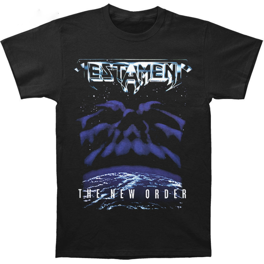 The New Order Tour Testament Band Shirt Classic Black Unisex Men S-4XL 1P0624