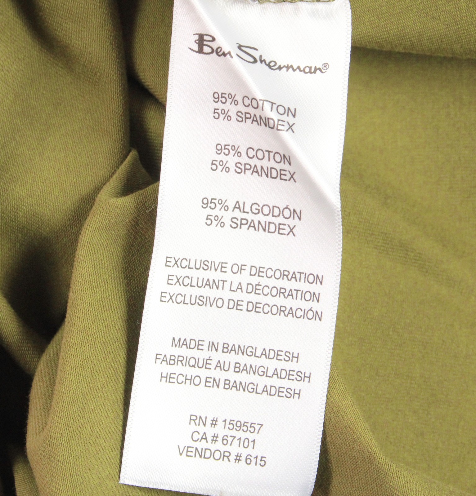 Ben Sherman T Shirt Mens Small Green Blue Colorblock Cotton Crewneck Casual Tee gallery