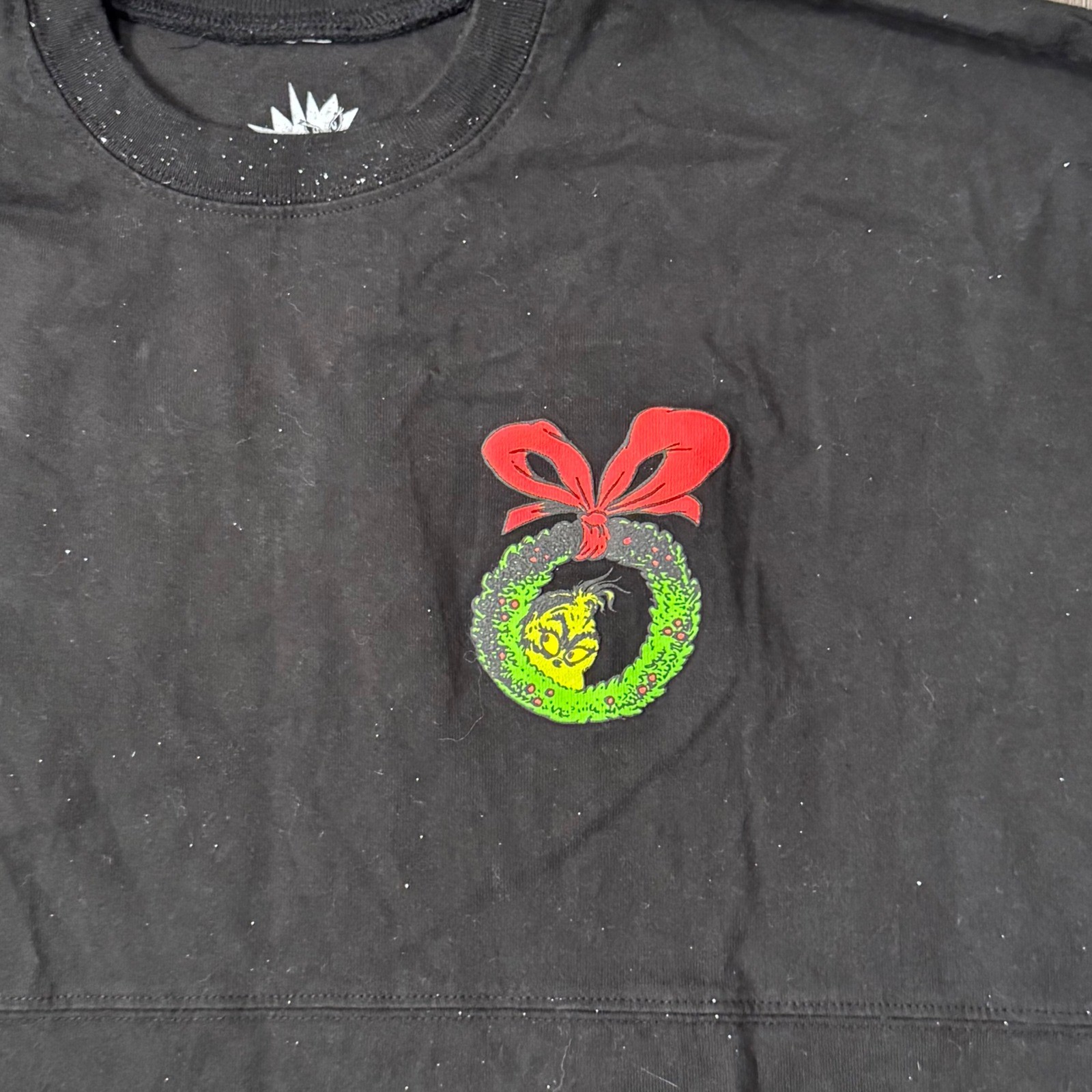 Spirit Jersey Long Sleeve Men XL Black The Grinch Always Naughty Holiday Graphic gallery