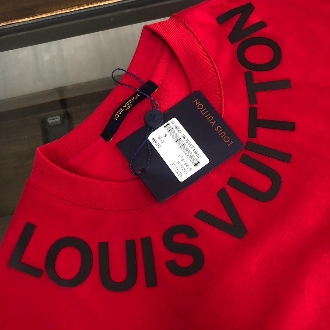 New Moncler Red Summer Crew-Neck Short-Sleeve Shirt M gallery
