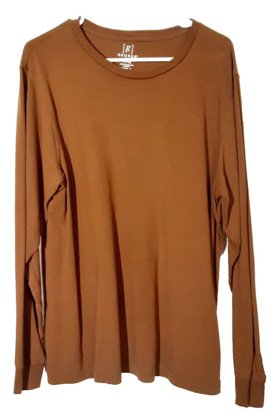 Men’s XL Long Sleeve shirt by GEORGE Fall/ Winter wear, Chocolate