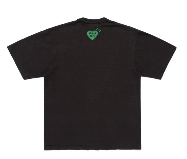 NEW Human Made x J-HOPE HUMAN HOPE Slub T-Shirt Black BTS Squirrel Heart Tag XXL gallery