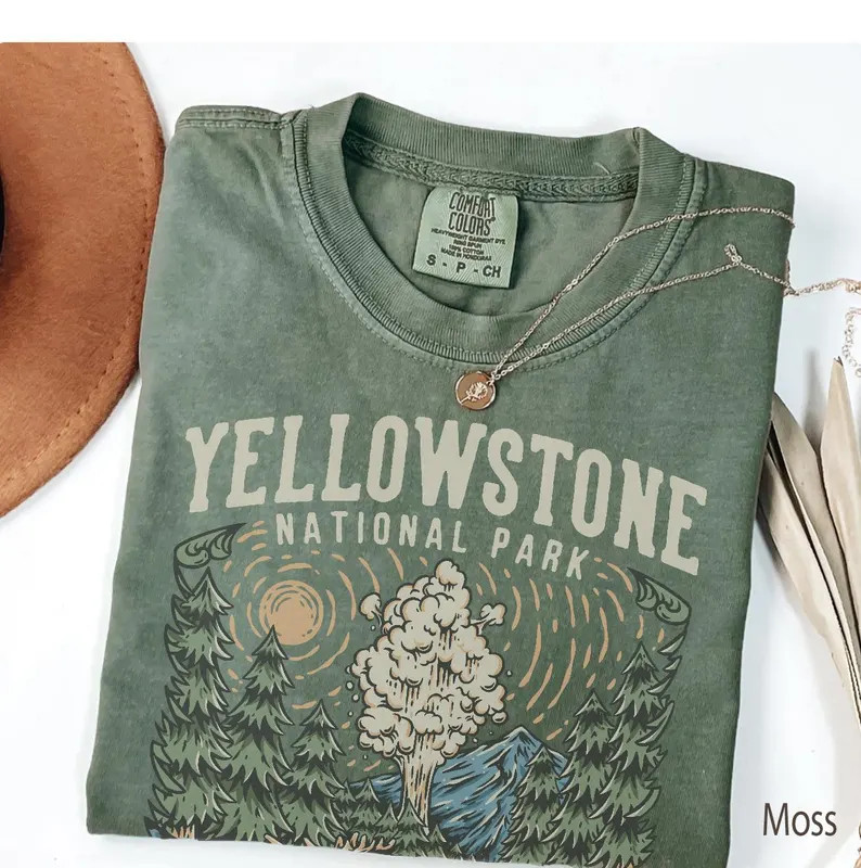 National Park Comfort Tee Soft Cotton Shirt Unisex Gift Top gallery