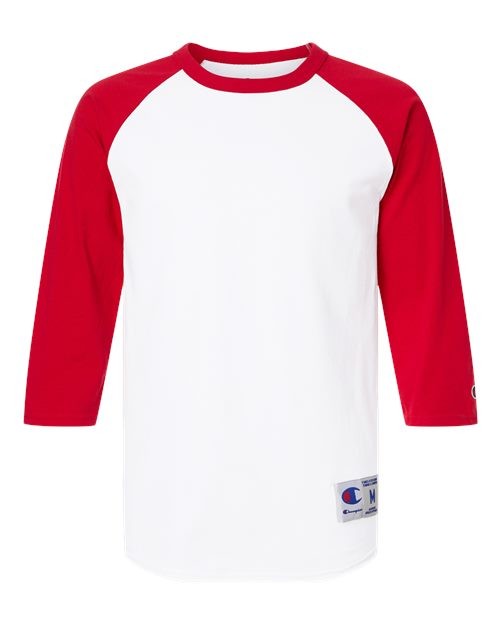 Champion Unisex Raglan Sleeve Baseball T-Shirt - T137 gallery
