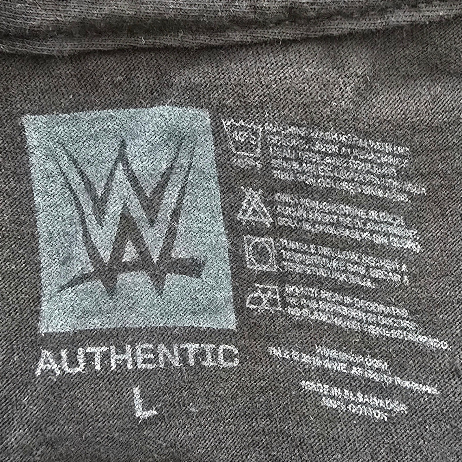 WWE Authentic rWo Riyadh World Order Black Graphic T-Shirt Mens L Royal Rumble gallery