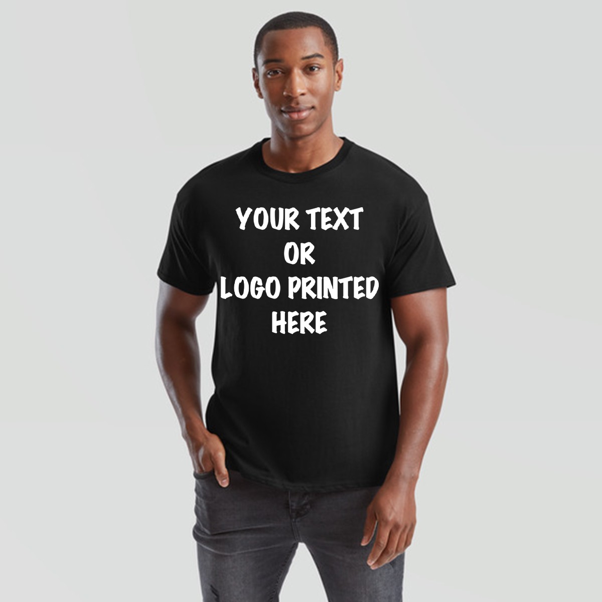 Personalised T Shirt Custom Printed T-Shirt Logo Text Printed Unisex Work Party gallery