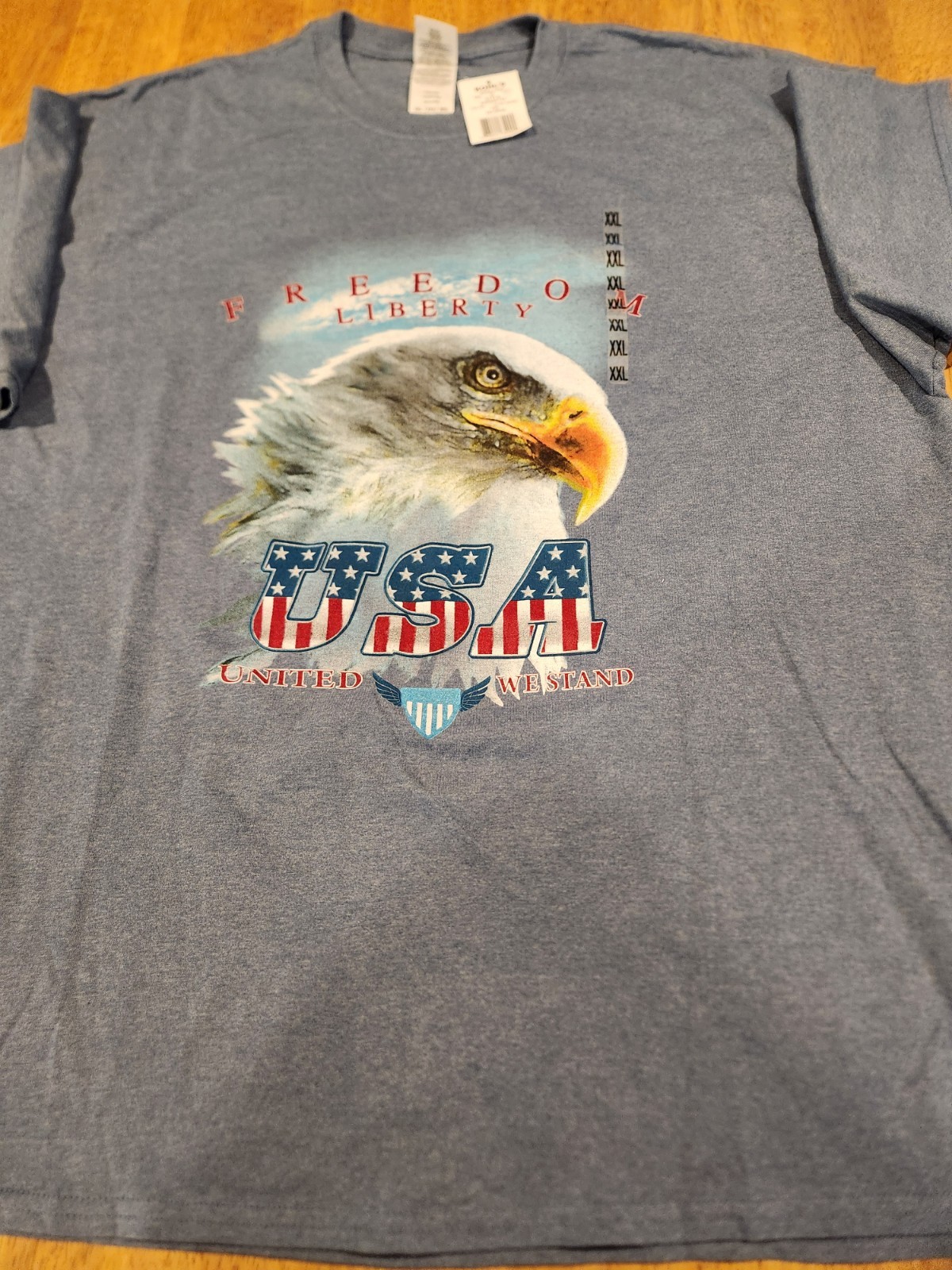 Lot Of 4 🌟 Hanes T Shirts Patriotic T shirt New Tags Gilden USA Size XXL Mens