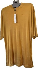 Giorgio Danieli Men’s Crew Neck Made in Italy Size Med Satin Shirt NWT