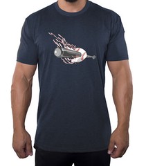 Bat through Baseball Shirt Men’s Graphic T-shirts, Cool Baseball shirts