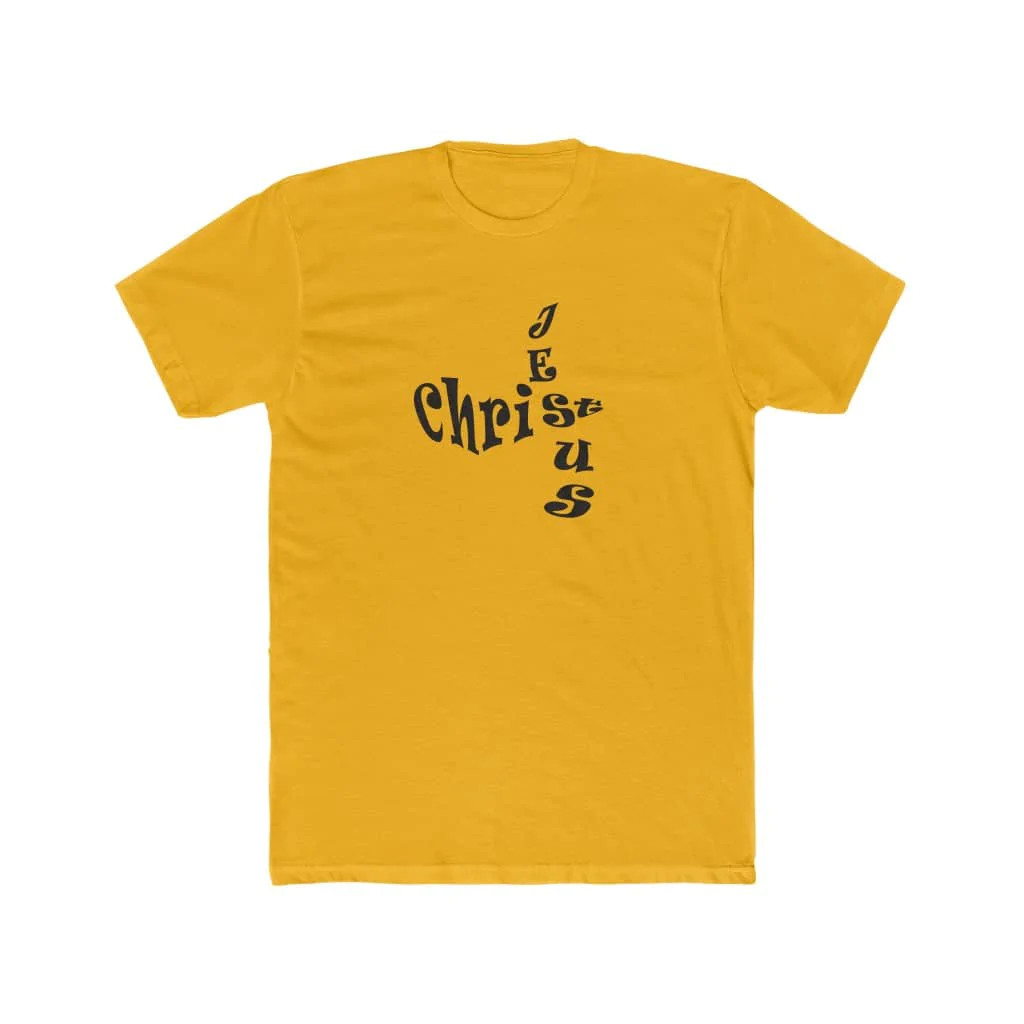 Next Level 3600 Soft Cotton Tee "Jesus Christ" black font sp gallery